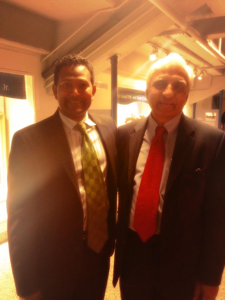 KishanForDC's tweet photo. So proud of our friend the @Surgeon_General Vivek Murthy and congrats to his cool dad! @paragie #SGLaunch http://t.co/xh1XoYS2lh