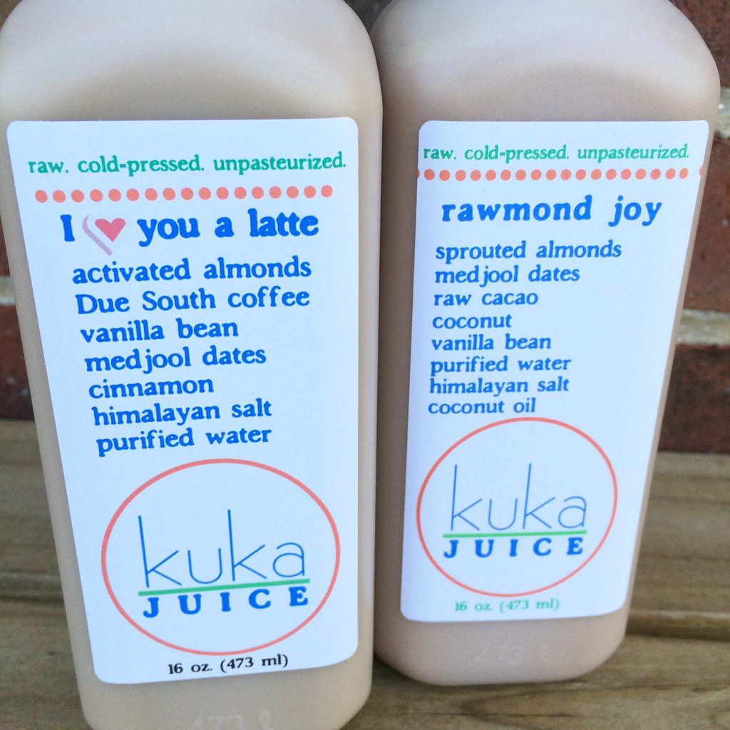 We are stoked about these two new <a href="/kukajuice/">Kuka Juice</a> varieties!! <a href="/duesouthcoffee/">Due South Coffee</a> #eatlocalridebikes #yeahTHATgreenville