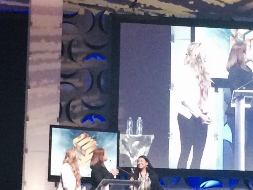 ashmosley's tweet photo. Best overall marketing campaign - free to play. Congrats to this crew! #JustGettingStarted #GMS15 http://t.co/zpT3aBGOPM