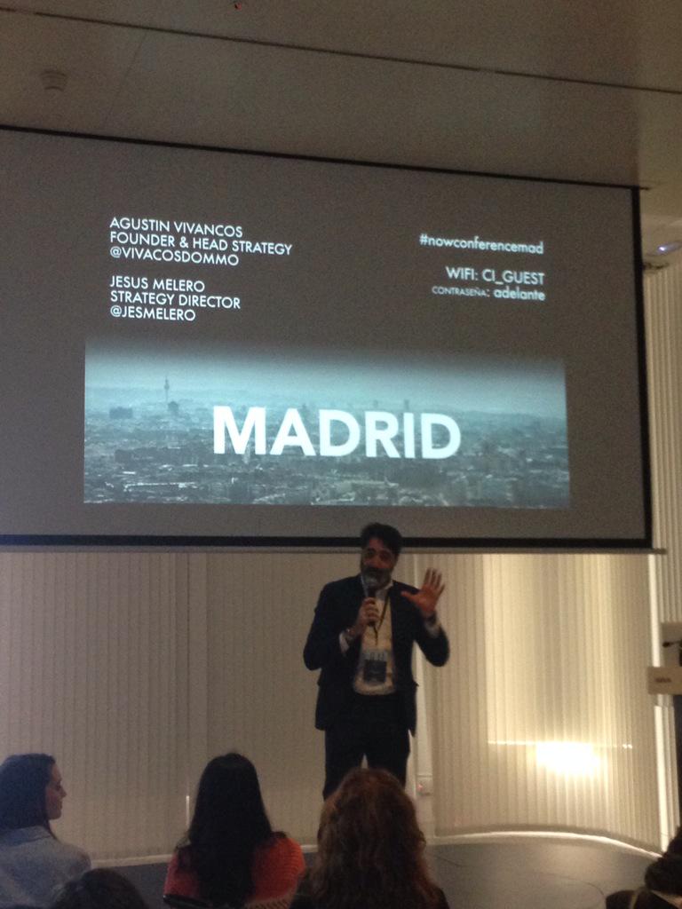 PS21__'s tweet photo. Empezamos! #NOWconferencemad en el Centro de Innovación BBVA http://t.co/wfGXqaqFBQ