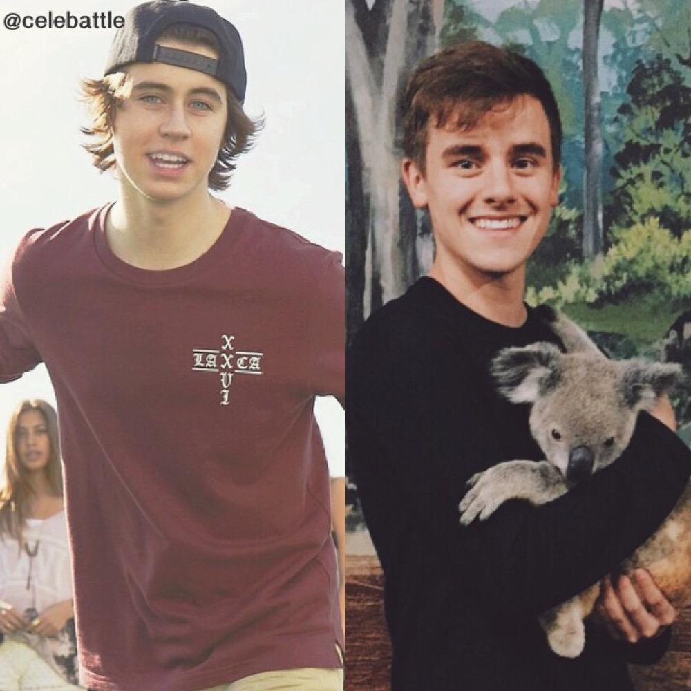 Celebattle's tweet photo. Nash Grier VS Connor Franta

RT for Nash
FAV for Connor http://t.co/iIbQU5pczw