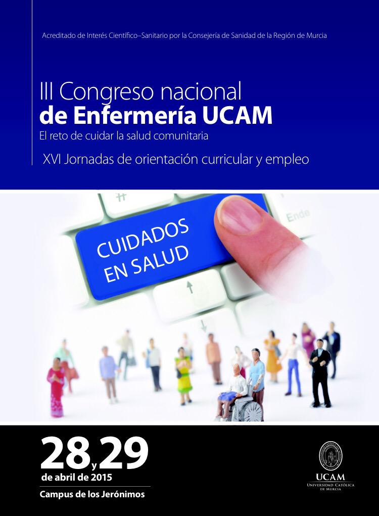 UCAM_Enfermeria's tweet photo. III Congreso Nacional de Enfermería @UCAM.Si no te has inscrito,hazlo a través del Campus Virtual.Mañana último día. http://t.co/INf6tarXKn