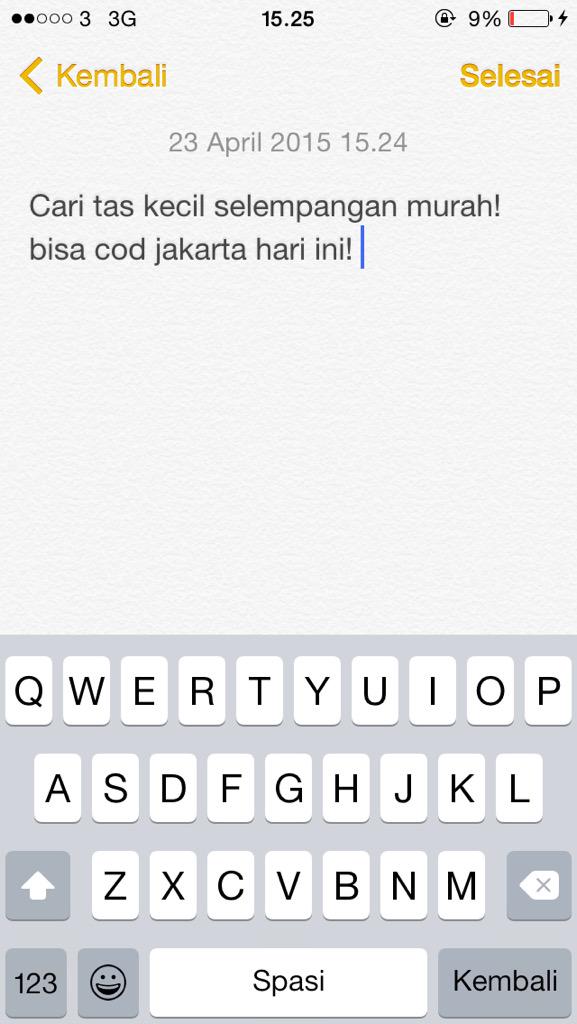 Maykaay's tweet photo. @CariProduk Tas Kecil http://t.co/UMSrqhug2W