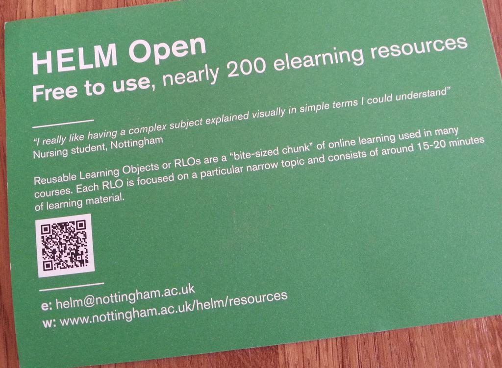 Very useful &amp; free to use - nearly 200 E-learning Resources - The University of Nottingham nottingham.ac.uk/HELM/resources…