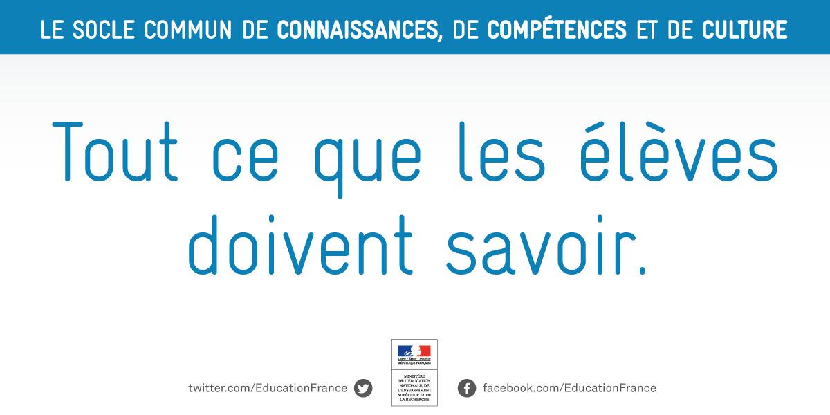 education_gouv's tweet photo. Qu'apprendront les élèves de 6 à 16 ans à la rentrée 2016 ? Découvrez le nouveau socle commun→ http://t.co/AGX8RxU4ZF http://t.co/bKF01TIAbE