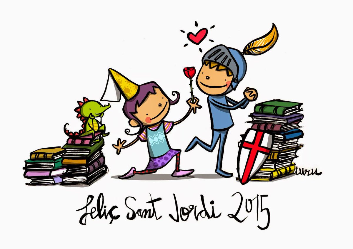 El #ciimu us desitja una feliç Diada de Sant Jordi!