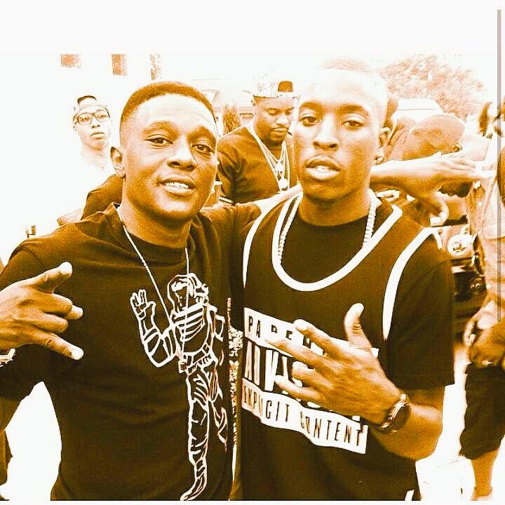 TWINGATEZ's tweet photo. #tbt #beatuptheblock video shoot posted w/ @BOOSIEOFFICIAL 💯 http://t.co/0hpQBCmf9O