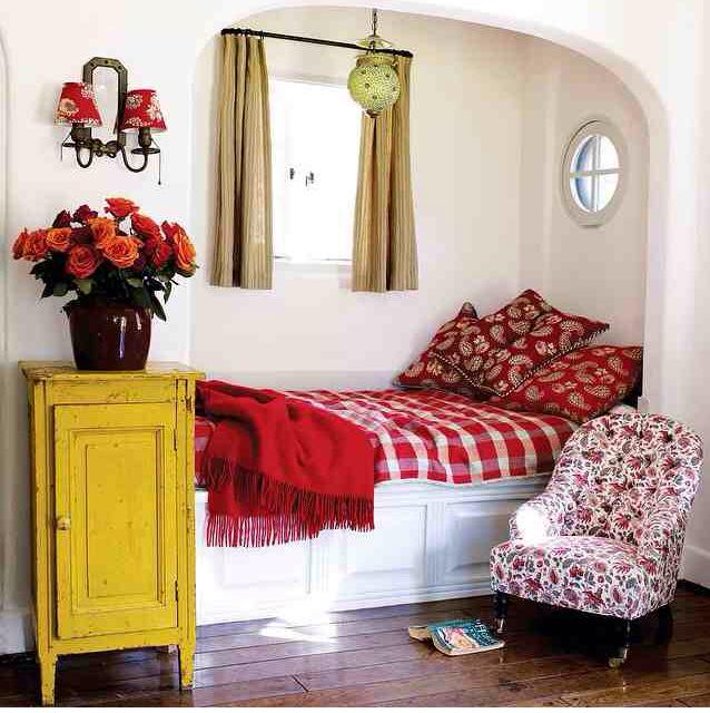 3 CONVINCING REASONS WHY EVERY ROOM NEEDS RED; clockwise from left - Osborne &amp; Little,Turner Pocock, Kathryn Ireland