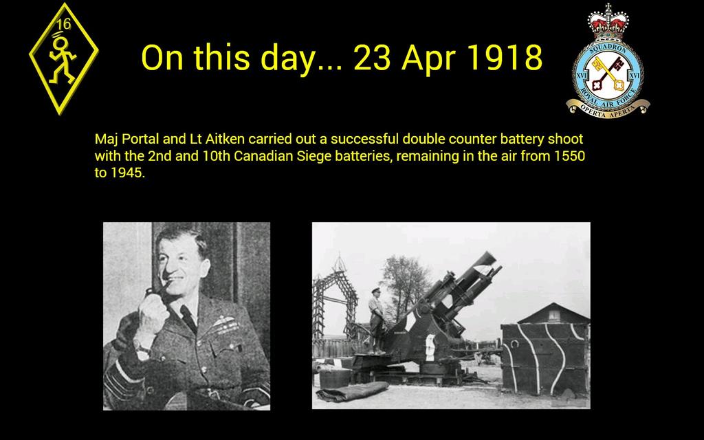 16Sqn's tweet photo. OTDIH - 23 Apr 1918 http://t.co/b4pYbxL6HF