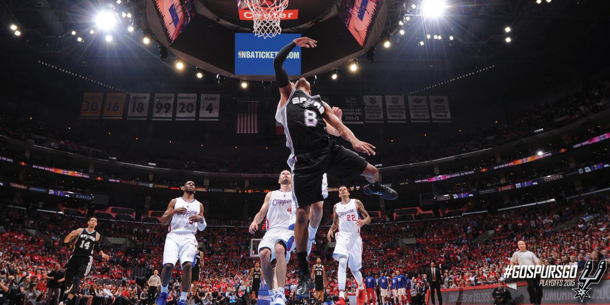 spurs's tweet photo. Patty led the bench tonight with 18 points.

#BALA http://t.co/RbbinlOU6b