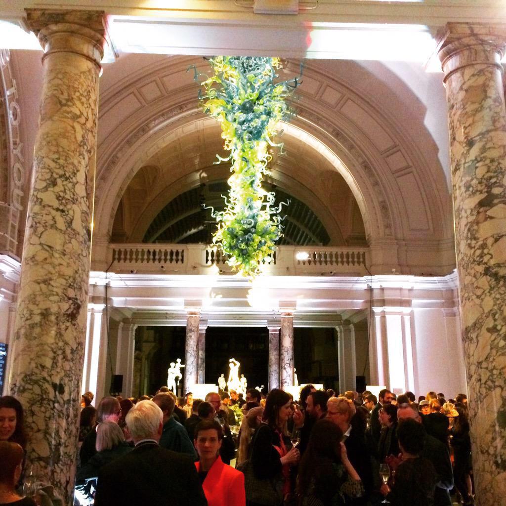 Last night we were @V_and_A for opening of #WhatisLuxury exhibition #craftcouncil #maybourneseason