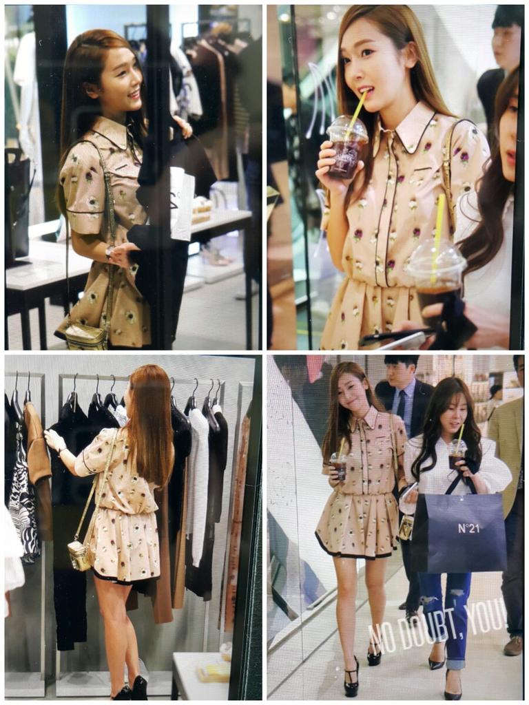 [PIC][23-04-2015]Jesssica tham dự sự kiện khai trương cửa hàng "N°21" vào trưa nay CDQVxq7UEAIYofo