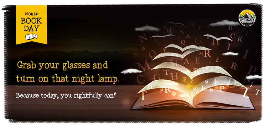 litomania_TYN's tweet photo. Grab your glasses and turn on that night lamp! #WorldBookDay http://t.co/ePtg94JURp