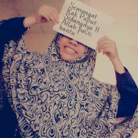 adde_puput's tweet photo. Dapet penyemangat hehe^^ Love you adik2 shalihatku ♡ http://t.co/6UAvqwx9zQ