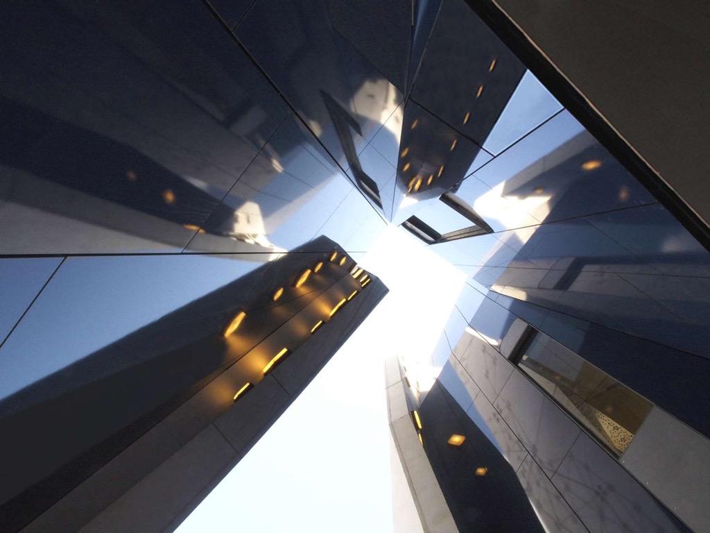 FunderMax Exterior HPL available in a gloss surface finish provides Architects with endless design opportunities.