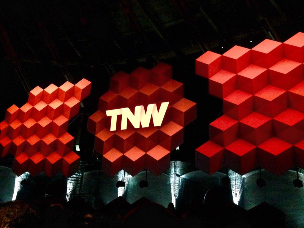 Waiting for #TNWEurope to start. Festival jitters at a conference #excited