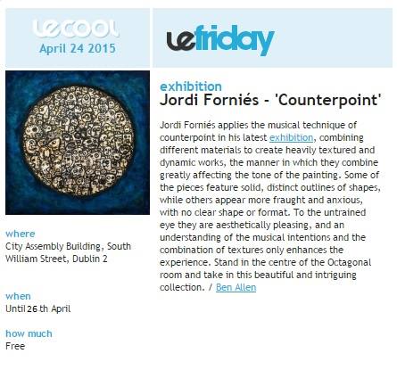 Our thanks to @benallenwf & @lecooldublin for covering @jordifornies 's show at the Octagonal Room (@IrishGeorgian)