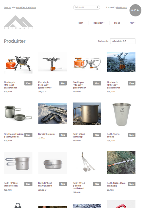 Vi har utvidet vareutvalget vårt!allrando.no #keithtitan #firemaple #turutstyr  #friluftsliv #få15 #butikk