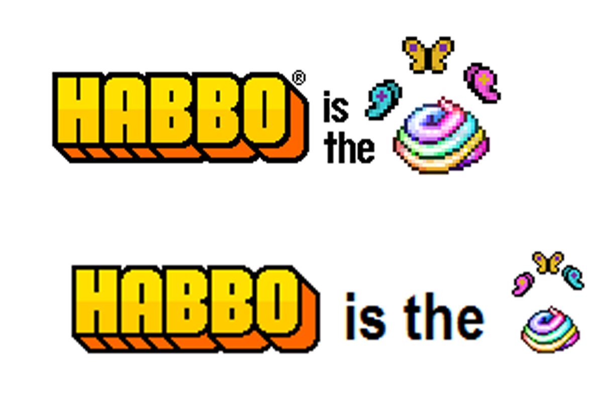 Habbo's tweet photo. User or designer? RT if you think a user made the top one of FAV if you think its the bottom one. #habbo #theshizzle http://t.co/M4OyjIgCNa
