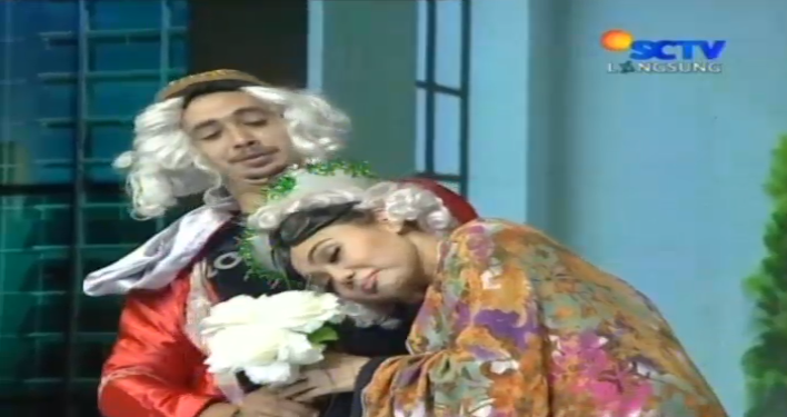 TeamUpRinaNose_'s tweet photo. "@SCTV_: Cieeee nenek @Rina_Nose kakek Fahmi dateng nih hihi #SoSempruuul http://t.co/1X1ziyFtMs"