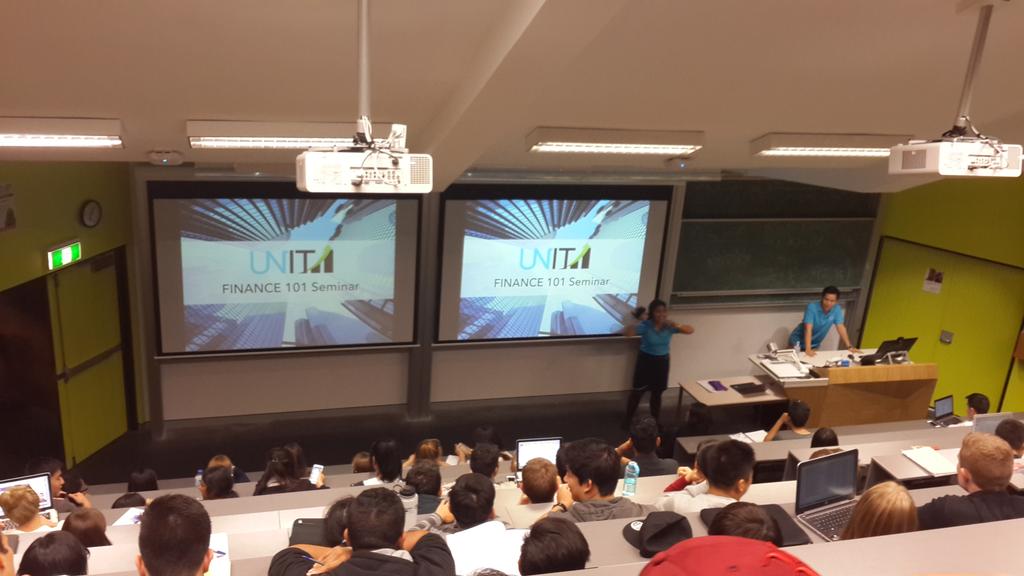 USydUNIT's tweet photo. If you're still around, get to Carslaw LT 275 to learn more about finance! http://t.co/GEQY2RN2YS