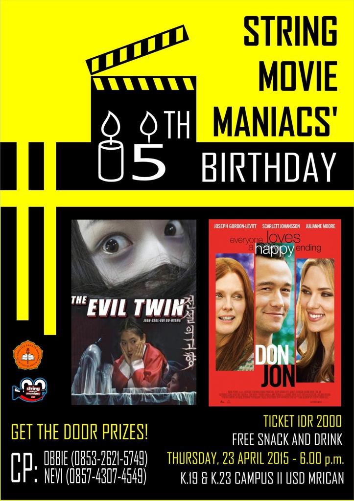 StringMovieUSD's tweet photo. Mau ke mana nanti malam? Ke kampus sadhar mrican dong! Cm bayar 2k udah bisa ntn film, dapet snack + minum lagi ;) http://t.co/JUANKB1wwI