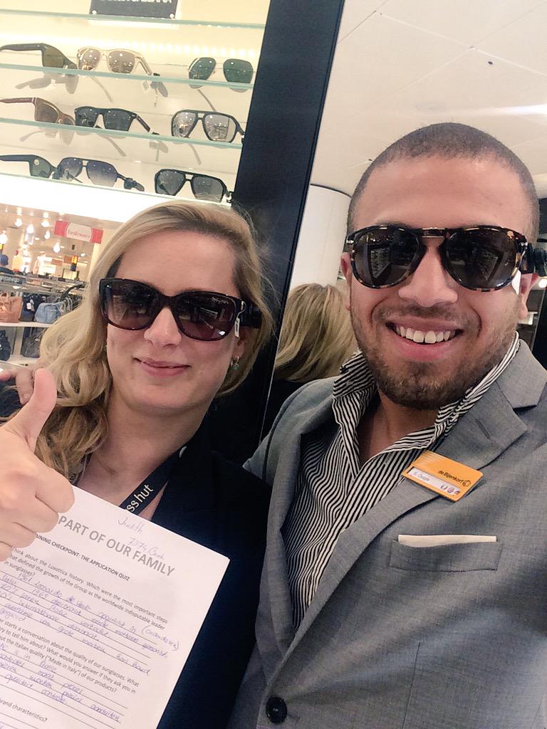 ShaquilleOak's tweet photo. Judith SunglassHut Breda, is part of the family!!💁😎😎💁 And she did great! 😎 @LUXclusives @lejuez_carolina @PaddyErve http://t.co/kYo9saDg8L