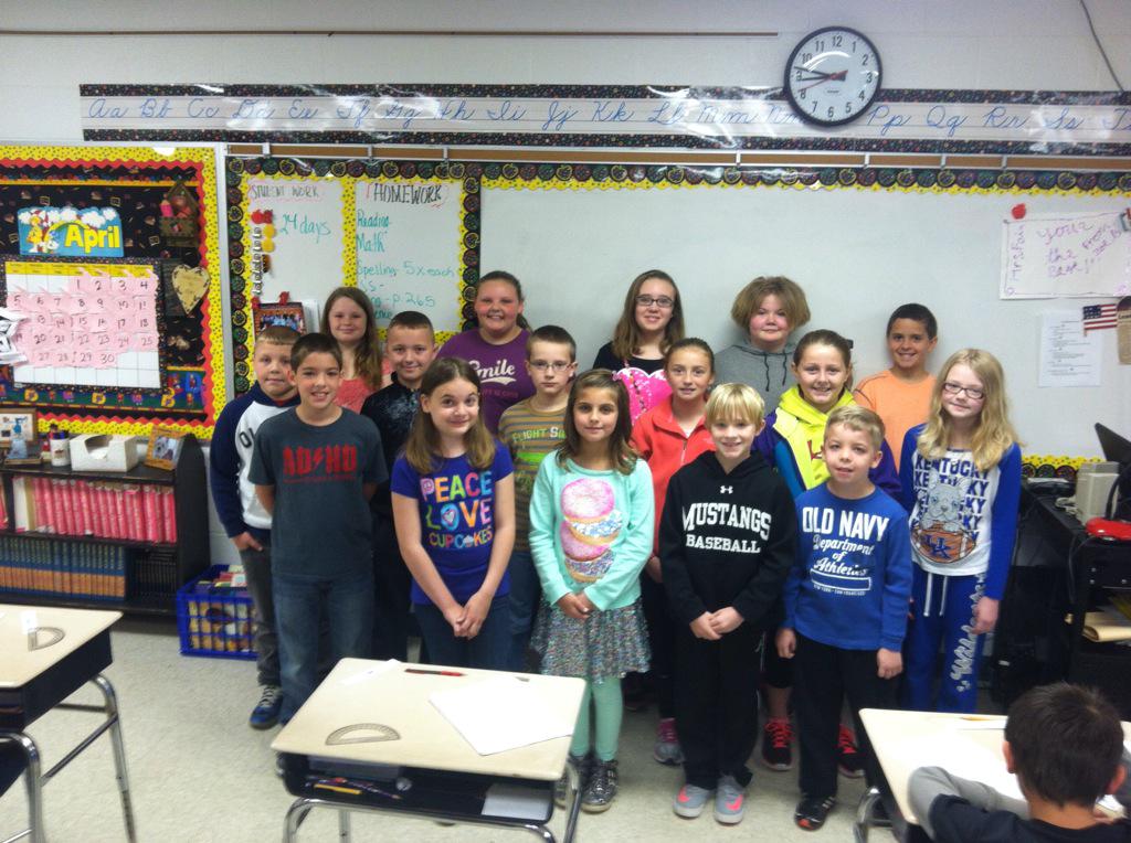tammyfain1's tweet photo. Way to go! These fourth graders made 70 percent or higher on KPREP scrimmage! #GARRARDshines http://t.co/vBJrApoStk