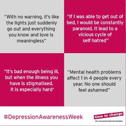 EliseHeidbuchel's tweet image. Please RT @TyOlsson #DepressionAwarenessWeek