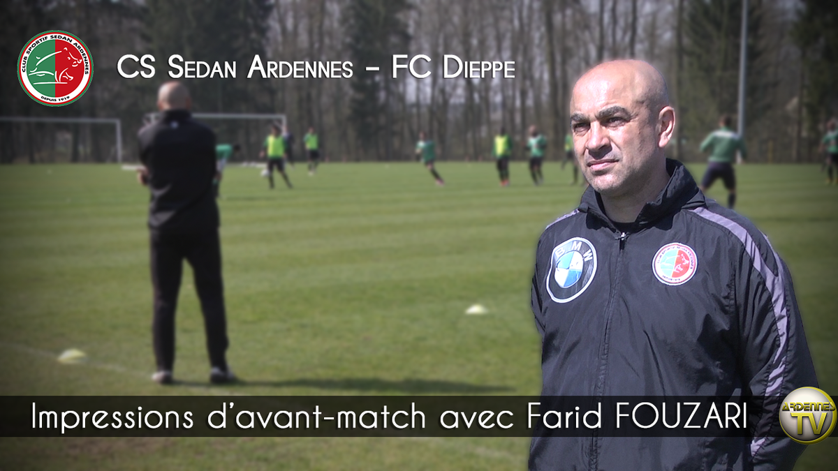 ardennesTVoff's tweet image. [VIDEO] #CFA Avant-match @_CSSA - @DieppeFC​. Entretien avec l&apos;entraîneur Farid FOUZARI bit.ly/1Po5zAU