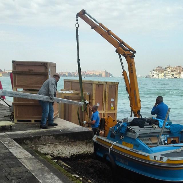 ZueccaProjects's tweet image. The artworks are arriving at Zuecca Project Space for the new exhibition Heartbreak Hotel by @Vanhaerents_Art!