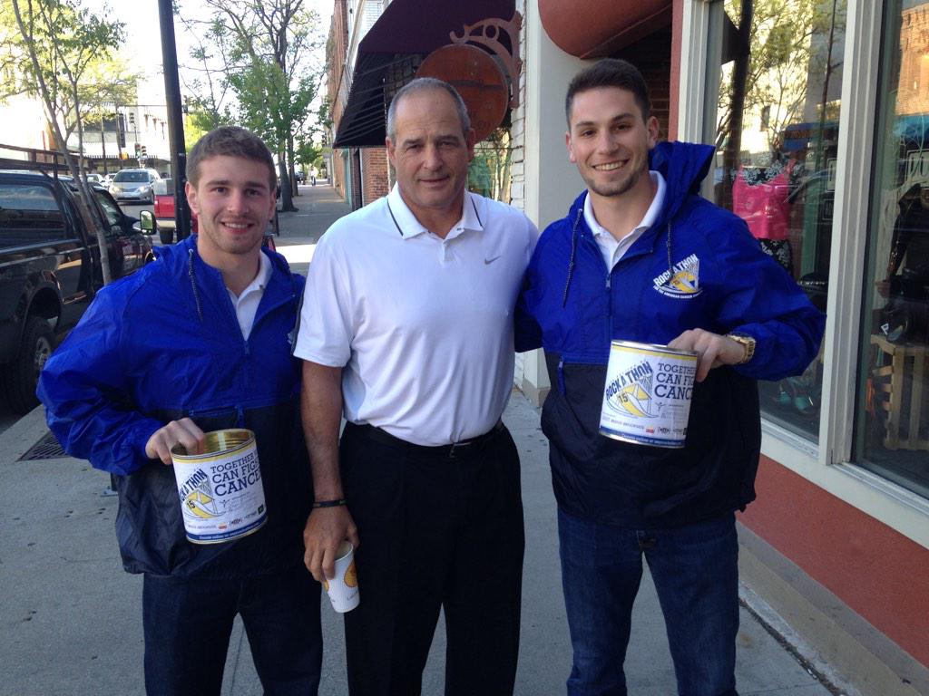 aepirockathon's tweet photo. Thanks for the support Coach @GaryPinkel! Help tackle cancer at: http://t.co/n9CQHmaADW

#TogetherWeCan #MizzouMade http://t.co/Q83fAj6xz5