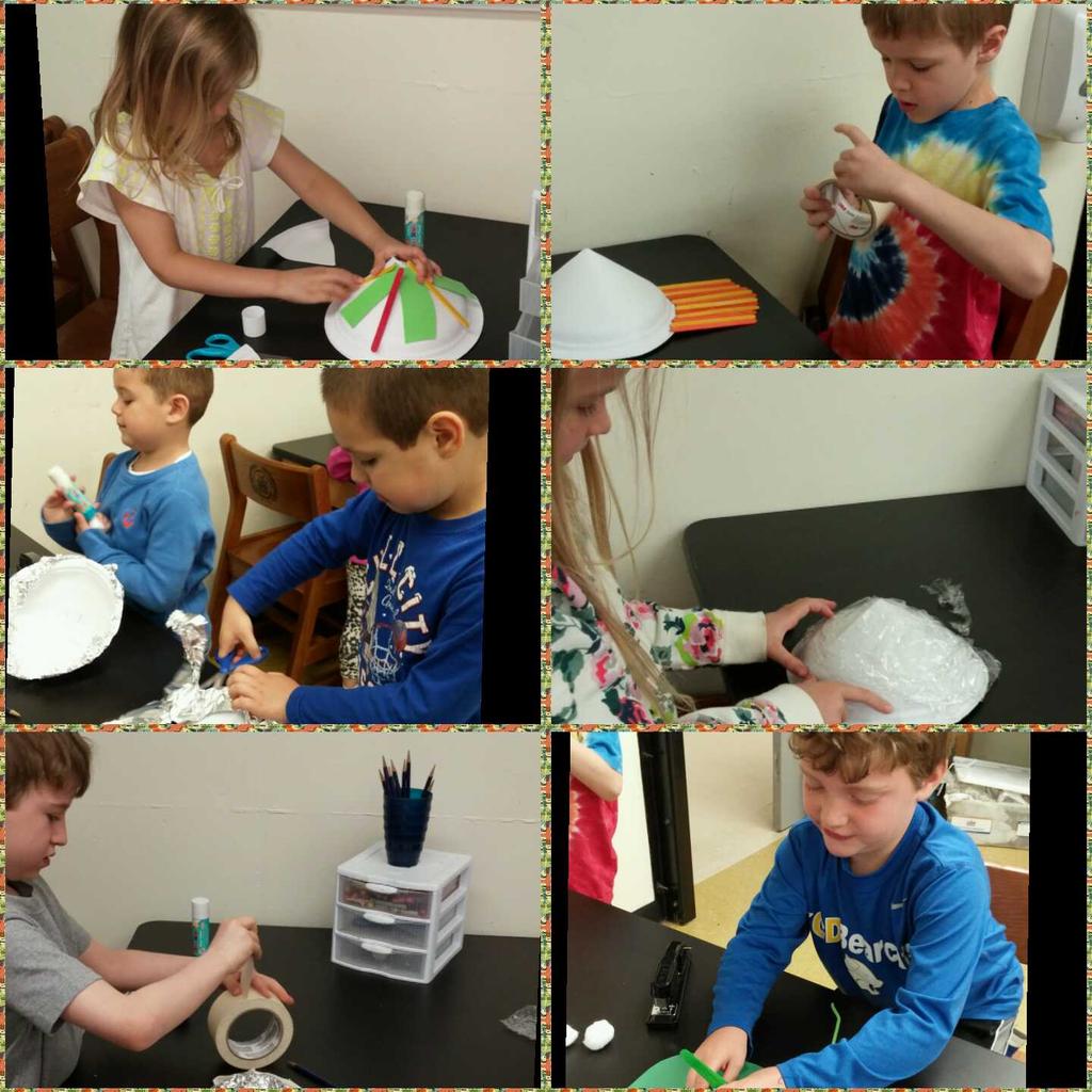 KCDLSScience's tweet image. Designing Derby hats to protect us from the weather in kindergarten! Engineering is fun! #gokcd