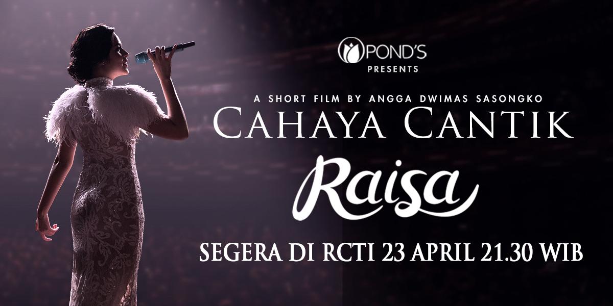 sebentar lagi nih #CahayaCantikRaisa mulai di RCTI! jam 21.30, inget ya. duh,degdegan jadinya..haha! @PONDSTeens