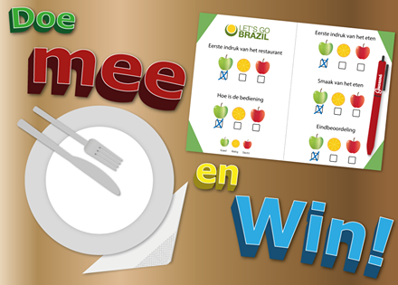 Let's Go Brazil! Wij hebben een supergave actie! Hou jij van lekker Braziliaans eten? i. scny.rs/1OgHKy2