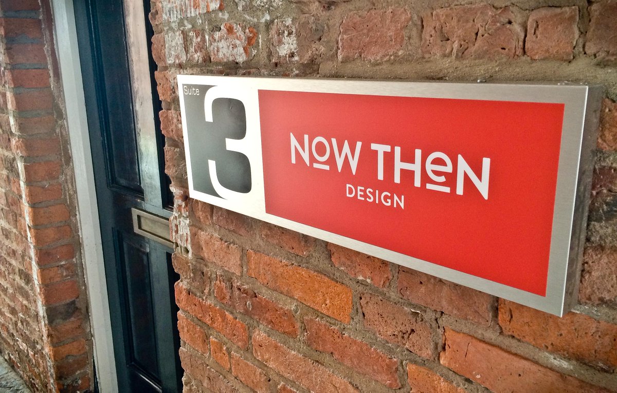 NowThenDesign's tweet photo. The all new now then deSIGN, looking very official #nowthen http://t.co/SV6uDieWKA