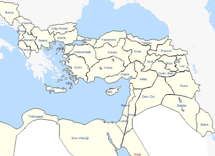 serkan inci twitterissa su harita 1881 deki vilayetlerimizi gosteriyor ankara vilayetinin istanbul a komsulugu suriye nin asil alani http t co 6v3bdrvb5m twitter