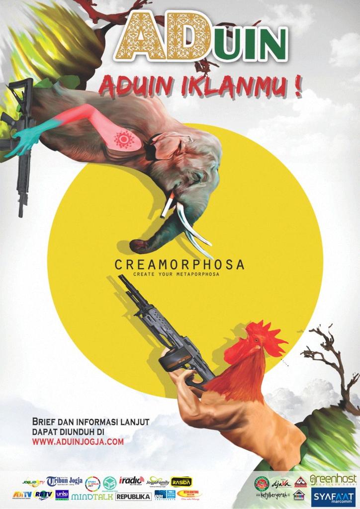 Jogjastudent's tweet photo. Ayo ikutan kompetisi iklan #ADuinIklanmu dg tema "CREAMORPHOSA" sd 30/5/15 info: http://t.co/QVh8hfzLPV @ADuinjogja http://t.co/dJ28mIykbP