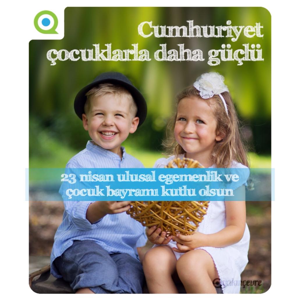 yakincevrecom's tweet photo. 23 Nisan Ulusal Egemenlik ve Çocuk Bayramı kutlu olsun. #23Nisan #23NisanKutluOlsun #yakincevre @yakincevrecom http://t.co/Ug81ORLALa