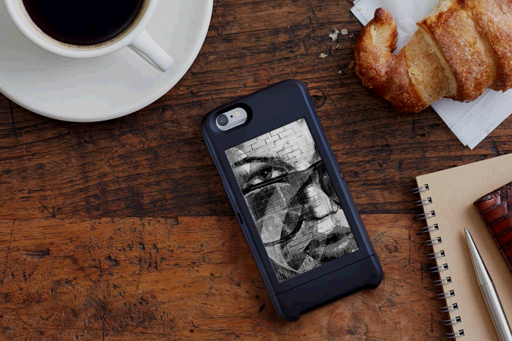 IPhone-hoesje met e-ink scherm telegraaf.nl/r/23961131 #Popslate