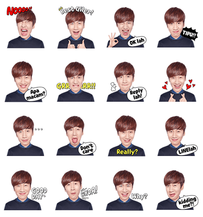 lksglobal's tweet photo. For Malaysia LINE user, you can get Lee Kwang Soo Special LINE stickers for free~! More photos on our facebook page. http://t.co/4wBZlhlWS2