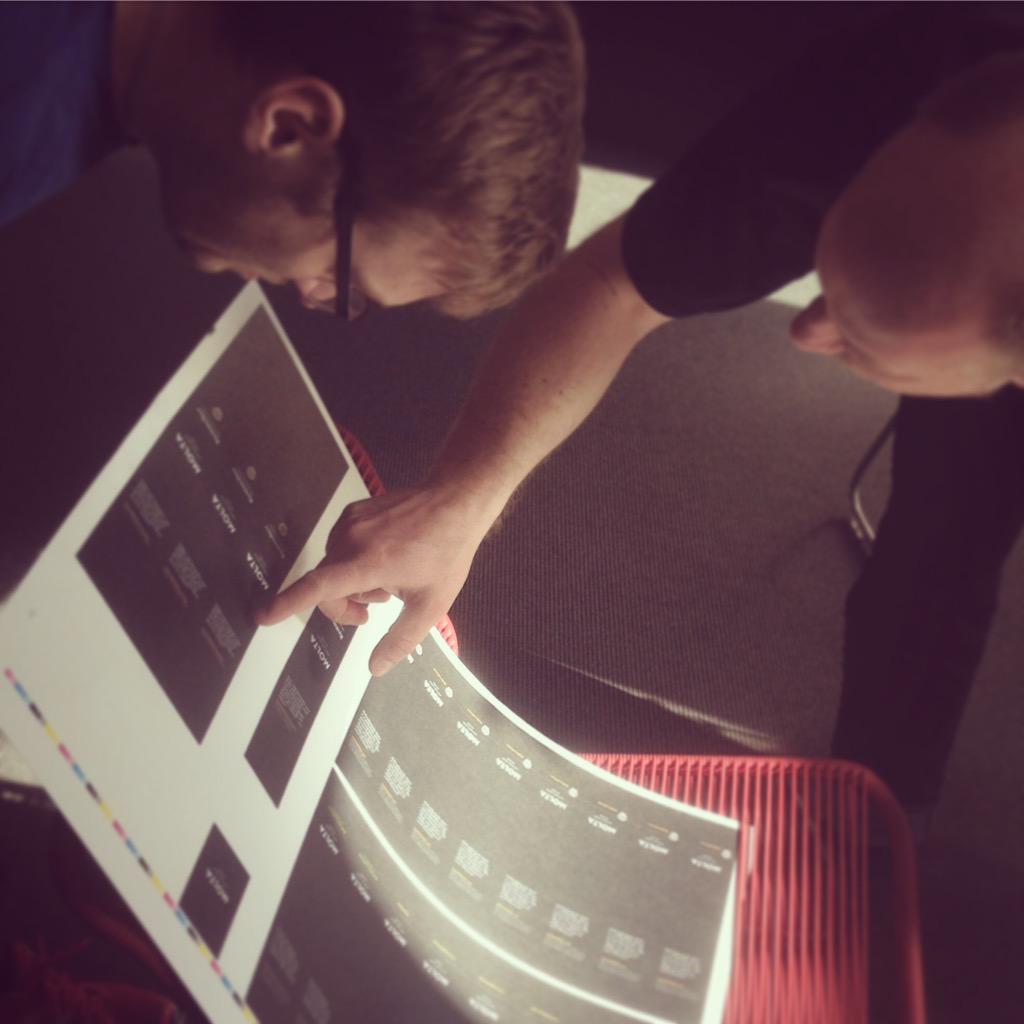 tanktromso's tweet photo. We love the smell of a test print in the morning http://t.co/oUFHriBrMo
