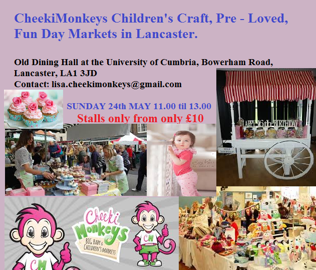Ryanofficialme's tweet photo. Sunday 24th May Family Fun Day Stalls from £10 11-1 pm @CumbriaUni  http://t.co/VD2KTT9DE4 … http://t.co/vftTZngn2I