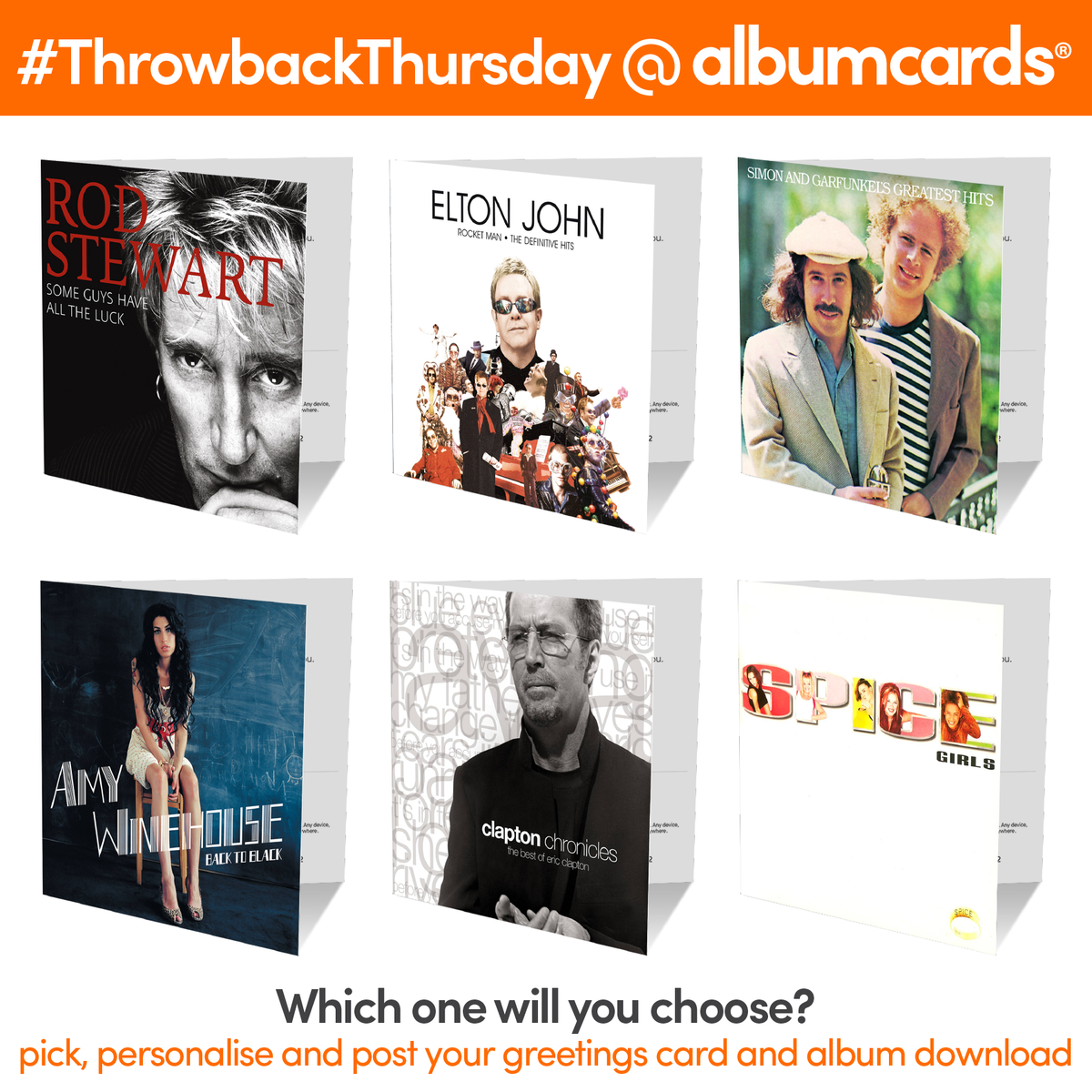 albumcards's tweet photo. Which albumcard will you choose? @SpiceGirlsPR @ElvisPresley @eltonjohndotcom @rodstewart #ThrowbackThursday http://t.co/FZ9t3rwfaf