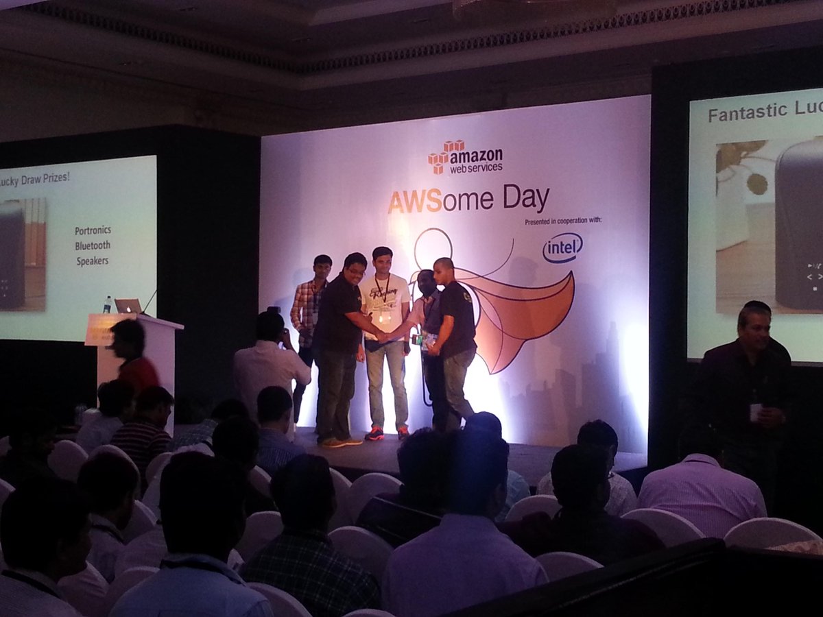 YounionEvents's tweet photo. More winners from#AWSomeDay #Bangalore  @awscloud http://t.co/vsjU4l9W0d