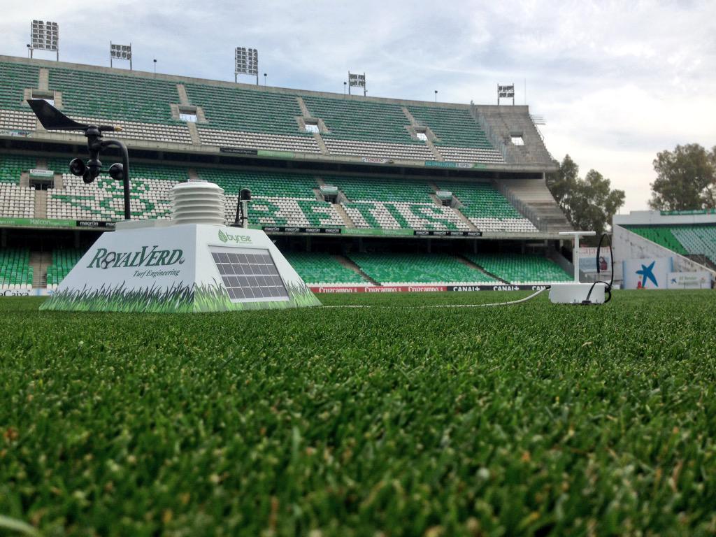 Benito Villamarin,another Stadium with artificial intelligence system,Smart Turf @bynse @SportsTurf1 @asianturfgrass