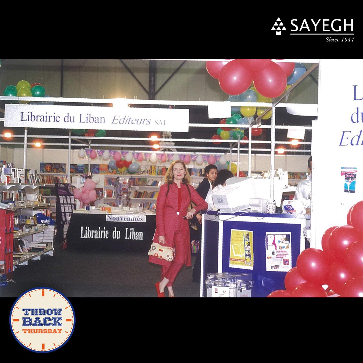 Sayegh1944's tweet photo. #throwbackthursday - 2005 - Librairie du Liban Publishers
#LDLP2015 #SayeghOldisGold http://t.co/wG1QrNtr8k