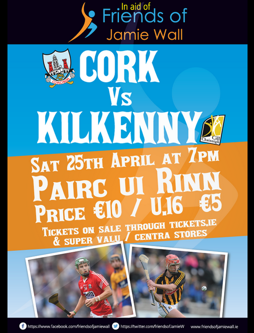 ucc_gaa's tweet photo. Please support @friendsofJamieW this Saturday. A great cause. http://t.co/m5jD2XxOYN