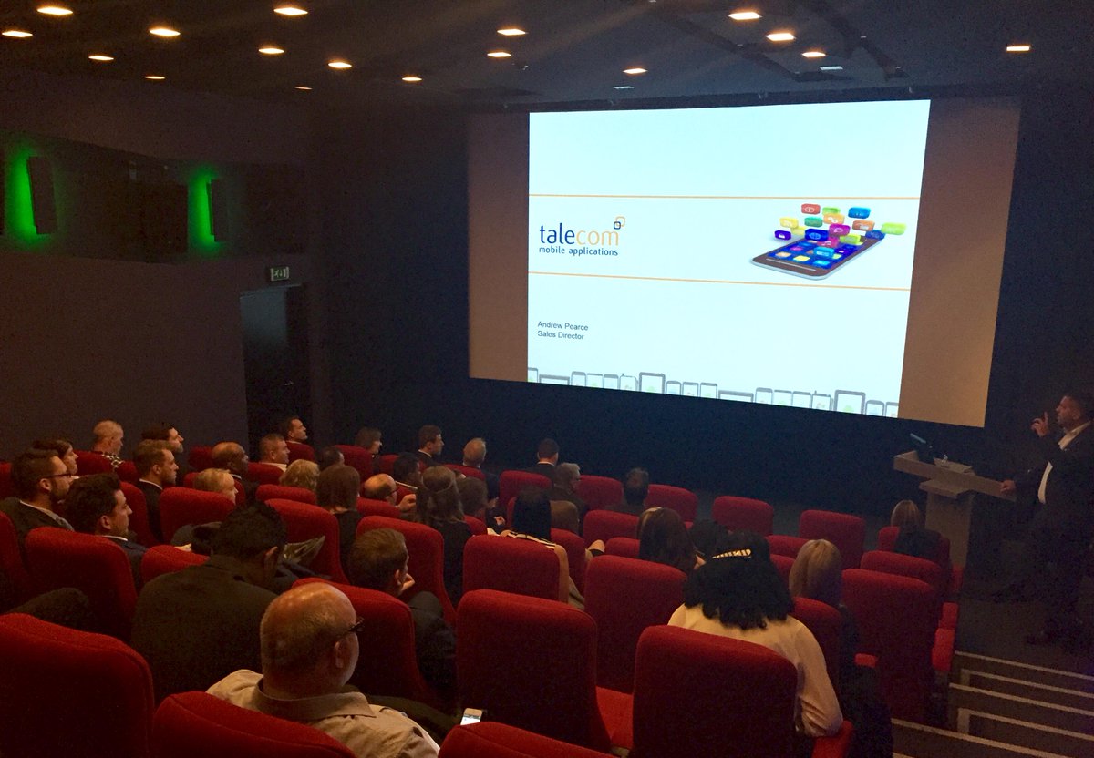talecomltd's tweet photo. Fantastic event yesterday with the Southern BT Account Managers, Sales kick off @ Dolby HQ Soho London http://t.co/DqmayaUDSh