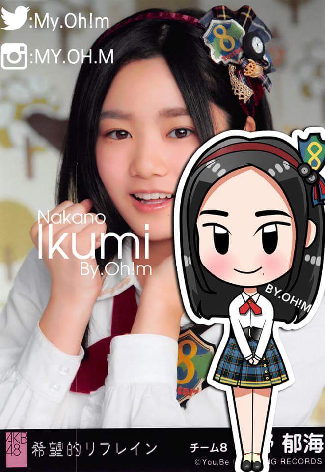 myohm335's tweet photo. Nagano Ikumi Complete.Next The member Ruka for Kyan. พี่วาดให้แล้วนะ ช้าไป1วัน ขอโทษด้วยนะ #MyOhm  @mallowkun http://t.co/daADlCnWFd